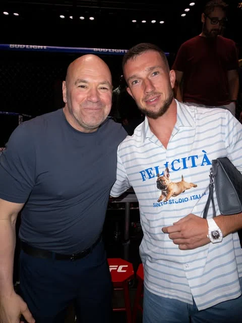Pablo BeFirst cageside at a UFC event