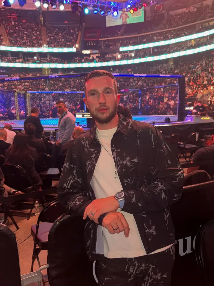 Pablo BeFirst at UFC ringside