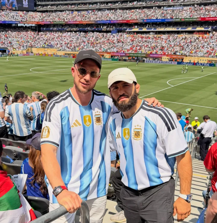 Pablo BeFirst and Arman Tsarukyan at the FIFA World Cup Final